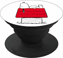 Snoopy's House Pop Socket Black Mobile Hand Holder Base
