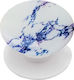 Pop Socket Mobile Phone Holder Stand Design Marble White-blue Oem
