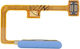 Flex Cable with Fingerprint in Blue color for Xiaomi Mi 11