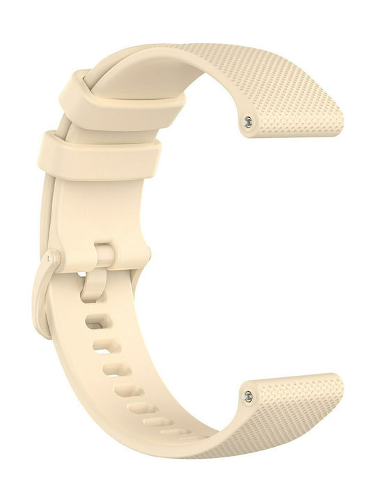 Curea Silicon Bej (Vivoactive 4S/Vivomove 3S - Vivoactive 4S/Vivomove 3S)