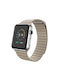 Armband Synthetisches Leder Gray (Apple Watch 38/40/41/42mm)