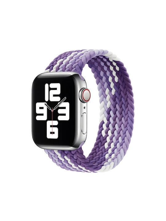 Armband Stoff Lila (Apple Watch 38/40/41/42mm)