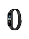 Armband Rostfreier Stahl Schwarz (Smart Band 7)