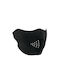 Zan Headgear Half Face Motorcycle Rider Neoprene Black Color