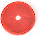 Reflector Rotund Was Roșu Cu Orificiu 61 Mm 1 Buc