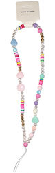 Multicolour Mobile Phone Cord Candy 17cm Heart
