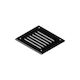 Air Duct Louvers 11.5x12.7cm Black