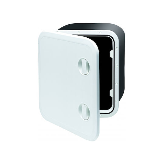 Can SB Square Boat Deck Door with 380mm Diameter L46xW520mm White