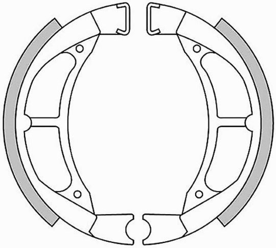 Brake Shoes Set Rear Suzuki Rm 80cc Shark55865