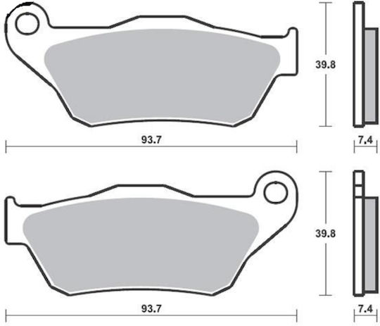 Мотоциклетни Накладки Предни X-MAX 125 250 FA430 Suprema