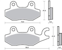 Подложки Предни Supra Kaze-r Zx 130 Kriss Kristar X-CITE 135 Address 125 Fx125 Crypton-r 115 Fa197/215 Suprema