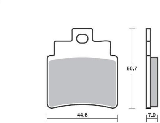 Tampoane Față GTS 250/300 Joymax 250/300 Mare Dink 250 Fa355 Suprema