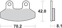 Tampoane Față Joyride 125 150 200 Vs 125/150 Fa306 Suprema Tampoane Față Joyride 125 150 200 Vs 125/150 Fa306 Suprema