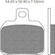 Brake Pads Set Fa266 Organic Nagano102925