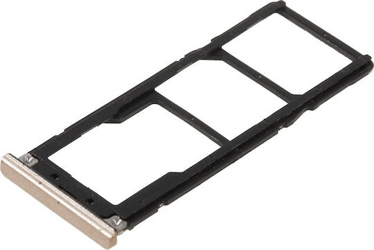 Sim Sd Card Tray Gold Redmi Note 5a Standard