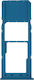 Υποδοχή Κάρτας Sim Sim Card Tray Samsung Galaxy A12 Single Card Version Blue