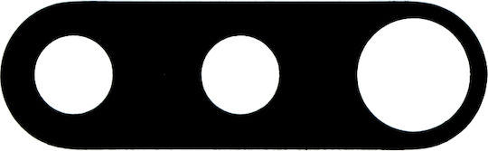 Camera Lens Glass Back Camera Lens Samsung Galaxy A30s Black