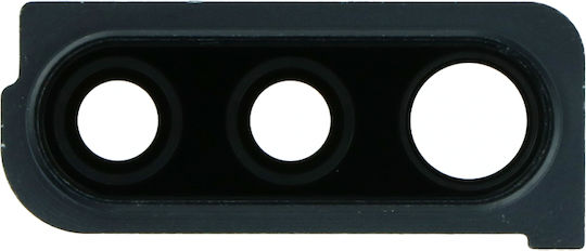 Camera Lens Glass Frame Back Camera Lens Bezel Samsung Galaxy A30s Black