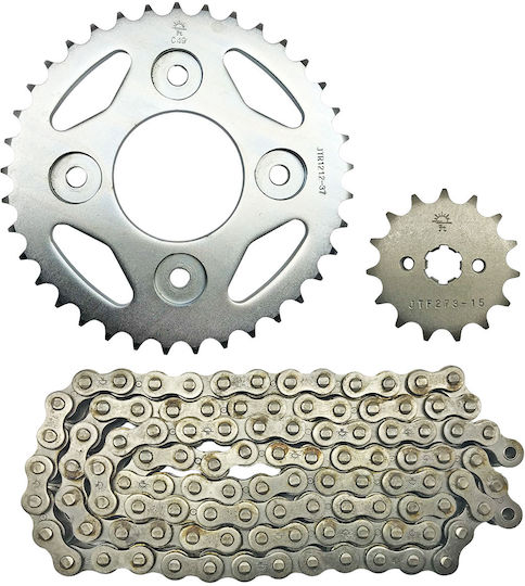 JT Sprockets Σετ Γρανάζια Αλυσίδα 428hdr για Sym VF 125