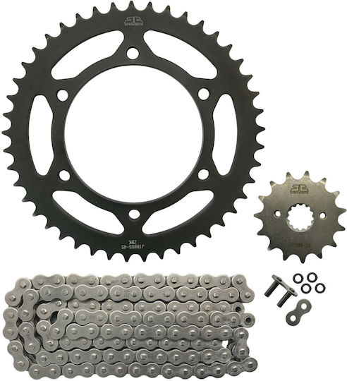 DID Chain & Sprocket Kit 520vx3 O-ring for Yamaha XT 660