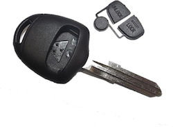 Carcasă cheie auto cu lamă cu 2 butoane Tip pentru Mitsubishi