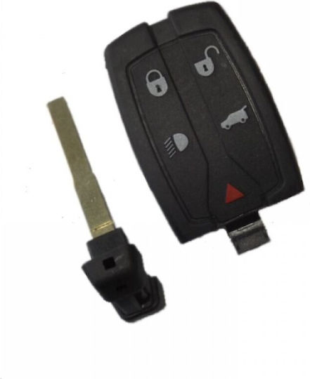 Carcasă telecomandă auto Pliabil cu 5 butoane Tip pentru Land Rover