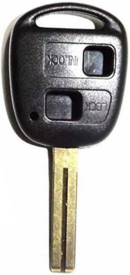 Carcasă cheie auto cu lamă cu 2 butoane Tip pentru Toyota