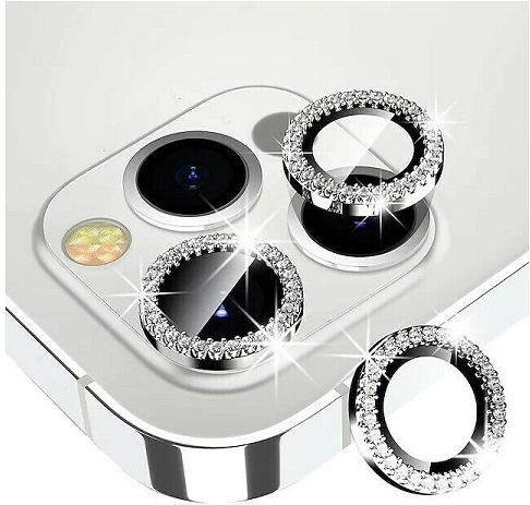 Camera Protection Metal Frame Silver for the iPhone 14 Pro / 14 Pro Max