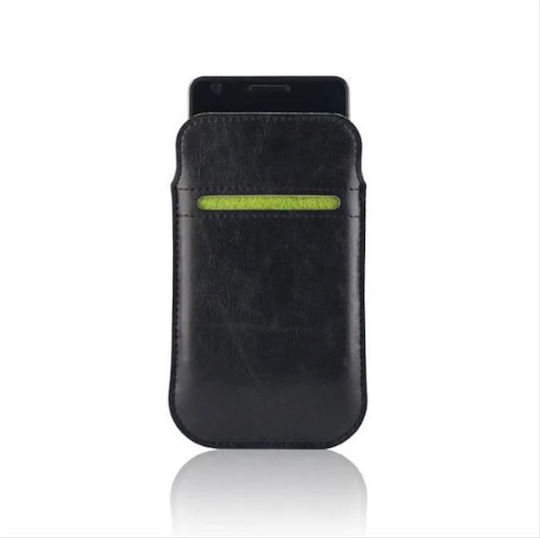 Кейс Greengo Funky XXL Универсален Samsung I9100 Черно-зелен