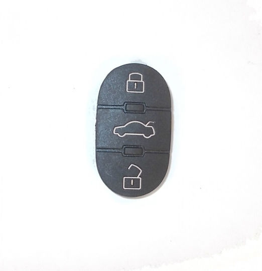 Rubber Spare Part Group Vag Remote with 3 Round Buttons