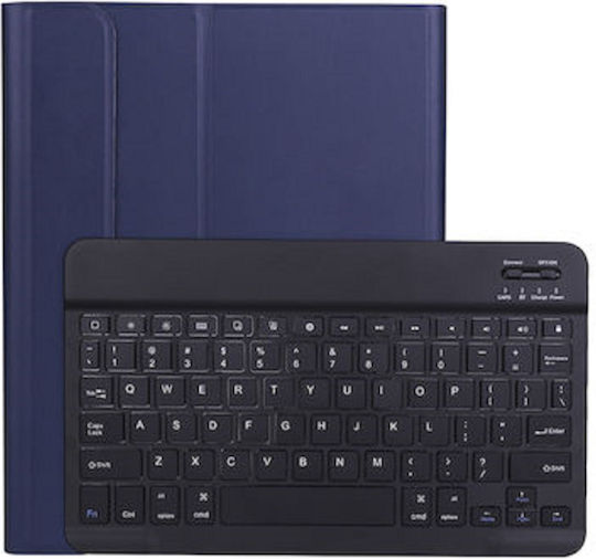 Bluetooth Flip Cover με Πληκτρολόγιο στα Αγγλικά US Μπλε (iPad 2017/2018 9.7")