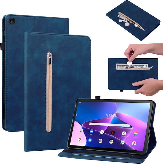 Флип Капак Син (Lenovo Tab M10 10.1 3-то поколение)