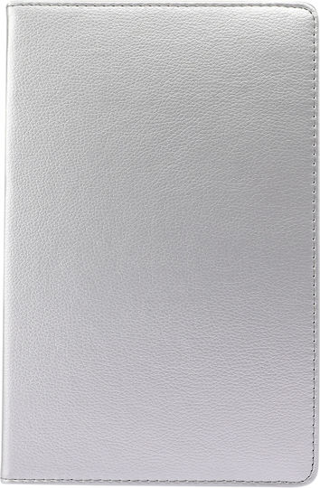 Litchi Texture Horizontal Flip 360 Degrees Flip Cover Leather White Huawei MediaPad M5 10.8 inch