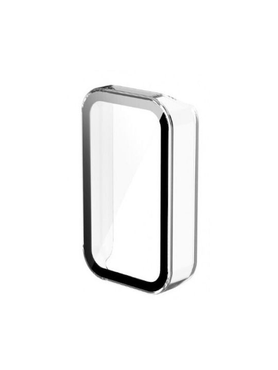 Full Glass Screen Protector Plastikhülle in Transparent Farbe für Redmi Smart Band Pro
