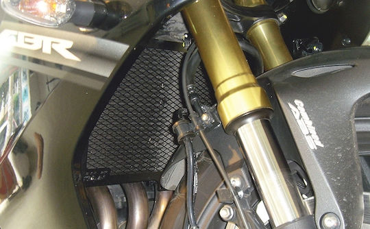 C-Racer Προστατευτικό Ψυγείου Μοτοσυκλέτας Μαύρο