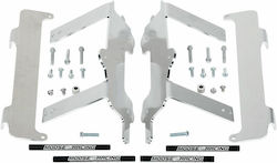 Moose Racing Προστατευτικό Ψυγείου Μοτοσυκλέτας Yamaha YZ 250 Ασημί