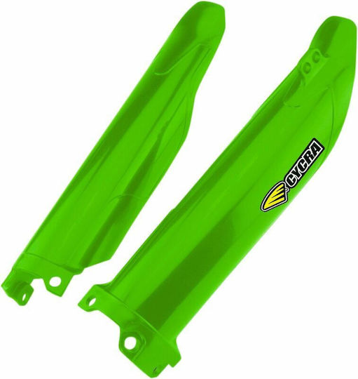 Cycra Motorcycle Front Suspension Protectors Kawasaki KXF 250 Green