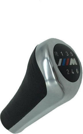 Leather Luxe Πόμολο Ταχυτήτων Luxe για BMW E36 Ασημί