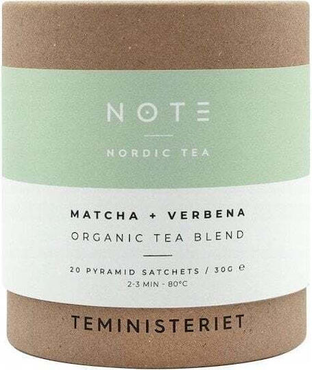 Teministeriet Note Matcha Verbena Organic Tea 20 Bags