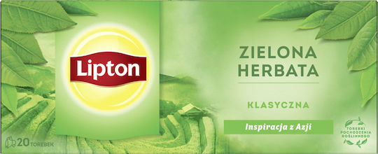 Lipton Τσάι Lipton Πράσινο Κλασικό 20 Φακελάκια