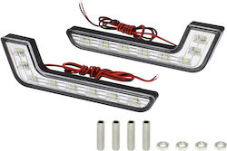 8 Smd LED 12V 15cm με Λευκό Φωτισμό 2τμχ 8 Smd LED 12V 15cm με Λευκό Φωτισμό 2τμχ