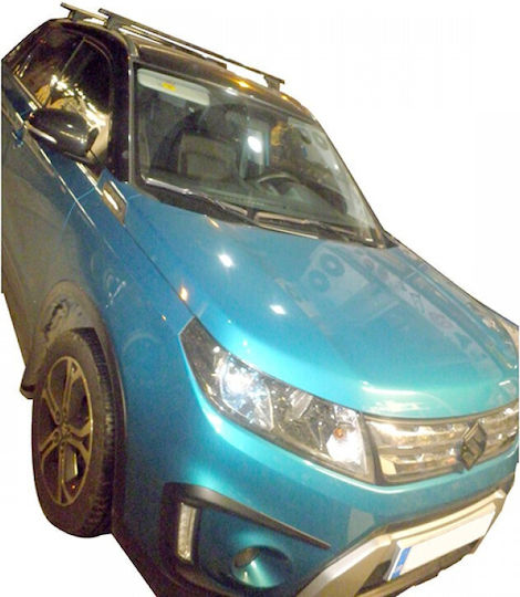 Nordrive Metallic Car Roof Bars for Suzuki Vitara 5D 2015+ Set with Roof Rack Legs MPSVITARA01