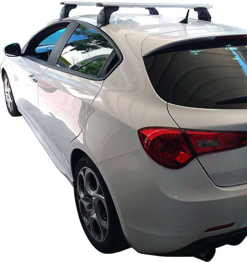 Nordrive Μπάρες Οροφής Αλουμινίου για Alfa Romeo Giulietta 2010+ (Σετ με πόδια)