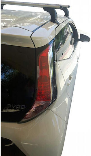 Nordrive Μπάρες Οροφής Αλουμινίου για Toyota Aygo 2014-2021 (Σετ με πόδια)