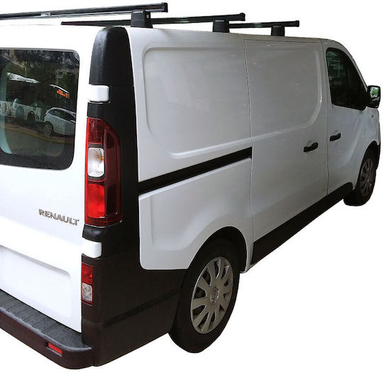 Nordrive Μπάρες Οροφής Μεταλλικές για Opel Vivaro Renault Trafic 2014+ (Σετ με πόδια)