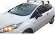 Nordrive Metallic Car Roof Bars 120cm for Ford Fiesta 3D 2008-2017 Set with Roof Rack Legs MΠ.FFIESTA.07