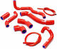 Samco Sport Set Gulere Apă Silicon Apr-18-rd Aprilia Tuareg 660 Abs 22-24 Roșu
