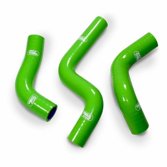 Samco Sport Set Gulere Apă Silicon Kawasaki Kx 85 Ii 19/16 14-23 Kawasaki Kx 85 I 17/14 14-23 Verde