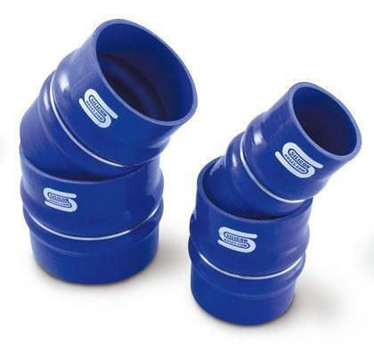 Forge Motorsport Car Silicone Hose Set Air Intake 76mm Diameter 76mm Length Universal Blue