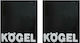 Car Mudguards Kogel 40x45cm